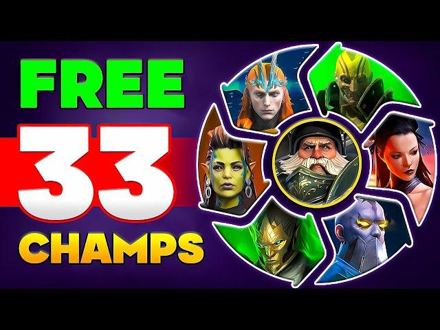 33 FREE CHAMPIONS  COOL BONUSES FOR ALL IN RAID SHADOW LEGENDS  2024