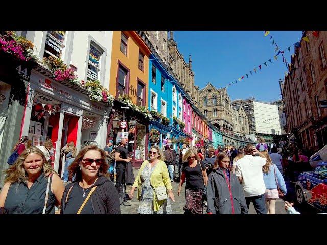 Edinburgh Fringe 2024 | City Walking Tour | Scotland in 4K