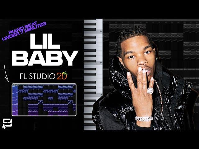 How To Make a Lil Baby Type Beat In FL Studio 20 | Piano Beat Tutorial 2021