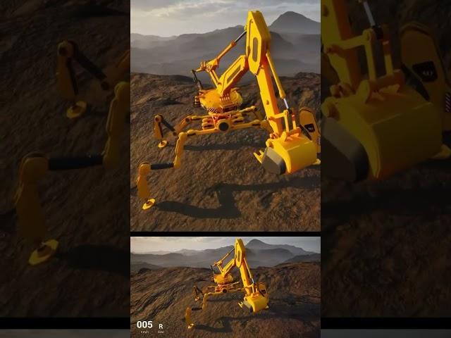 #pamirgaraj #unrealengine #ue5 #teknofest #baykar #bayraktar #caterpillar #constructionmachine