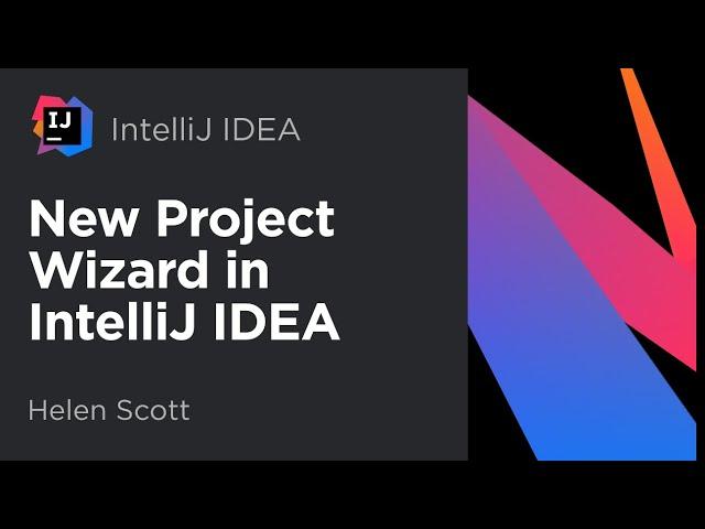 Creating a new project in IntelliJ IDEA