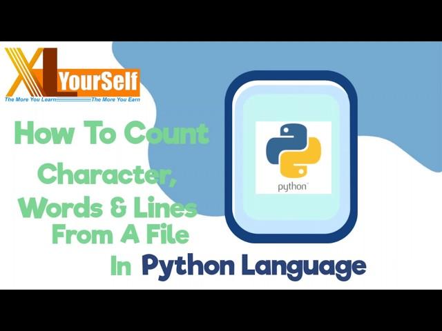 How to count characters words and lines from file in python