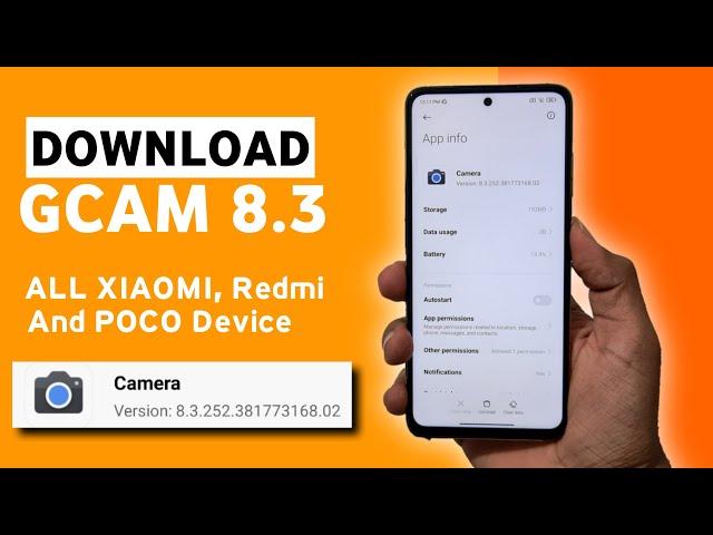 How to Download Perfect Google Camera (Gcam 8.3) On Any Xiaomi, Redmi And Poco Devices | 100% Proof