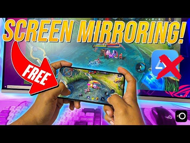 Phone Screen Mirroring in OBS FREE | ANDROID MAN YAN O IOS!