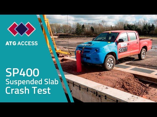 SP400 Suspended Slab Removable Bollard Crash Test | ATG Access