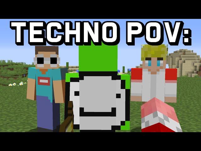 POV: you are Technoblade and Dream Speedruns Minecraft