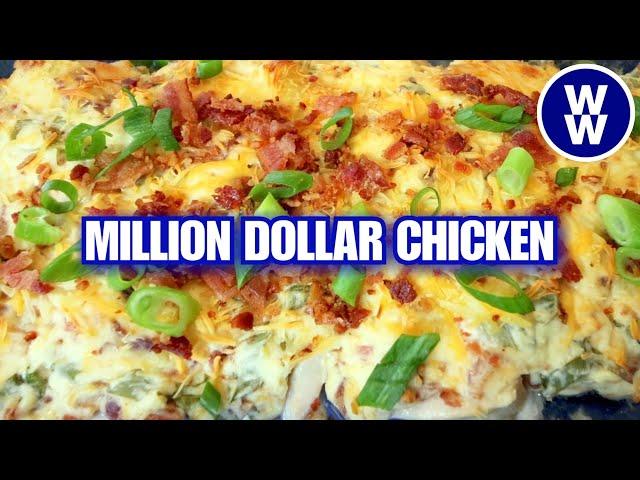 Skinny Million Dollar ChickenWW Friendly | Lightened Up | Weight Watchers-With Calories & Macros