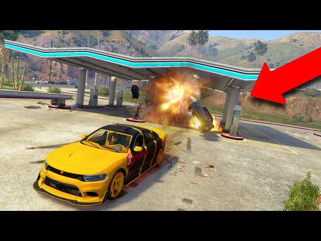 THERE'S NO WAY THIS WORKED!  *GAS STATION TROLLING!* | GTA 5 THUG LIFE #487