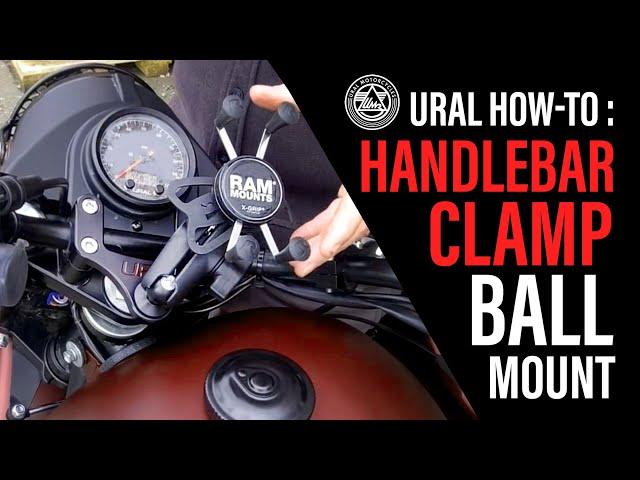 URAL How-To - Handlebar Clamp Accessory Ball Mount Installation