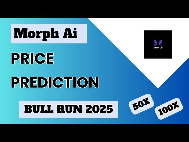 Morph Ai Price Prediction For 2025 Bull Run | Morph Ai 100X Micro Cap Coin