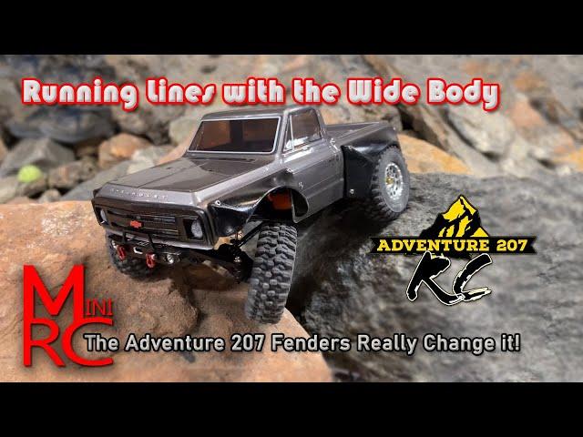 SCX24 - The Adventure 207 C10 is killin' the lines!