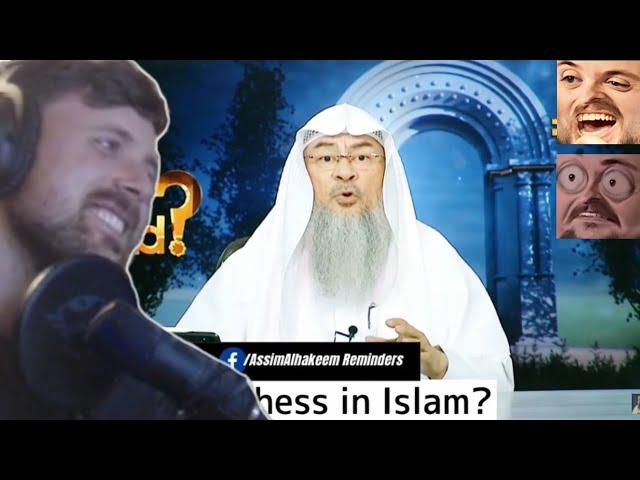 Forsen  Reacts - Ruling on playing Chess in Islam - Assim al hakeem