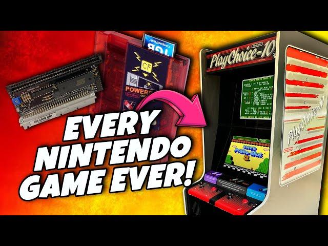 Every Nintendo Game Ever! - The Ultimate Playchoice 10 Arcade Machine