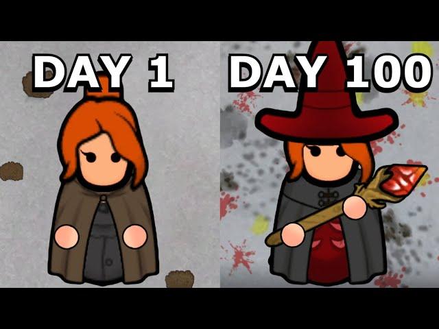 I Survived 100 Days In RimWorld As A Witch