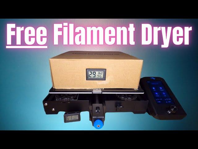 Amazingly Simple Free Filament Dryer -You already have one!