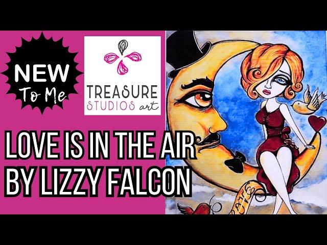 Unboxing New To Me Treasure Studios Art | Love Is In The Air by Lizzy Falcon