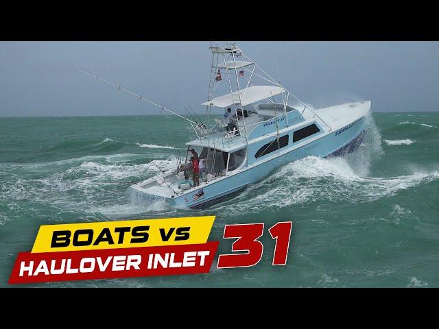 LOSING CONTROL IN ROUGH SEAS! | Boats vs Haulover Inlet