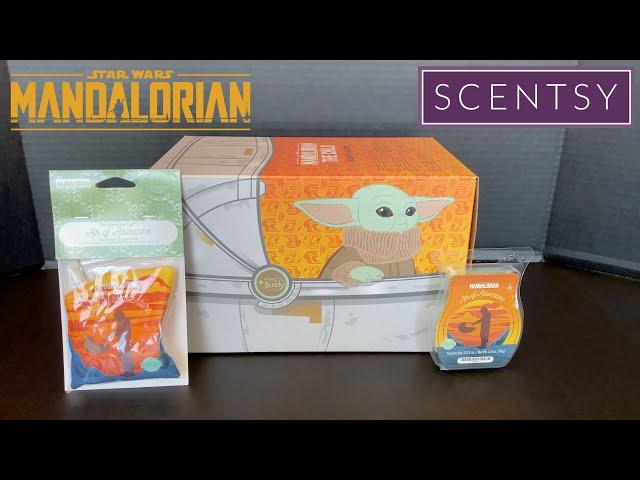 Unboxing Baby Yoda (The Child) Scentsy Buddy and Mandalorian Air of Adventure Wax Bar