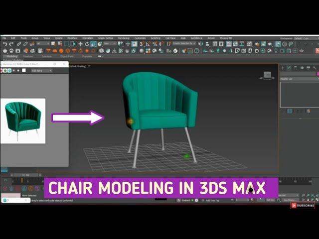 Concept of 3d Chair modeling in 3ds Max The Complete Guide to Chair Modeling in 3ds Max #3dsmaxvray