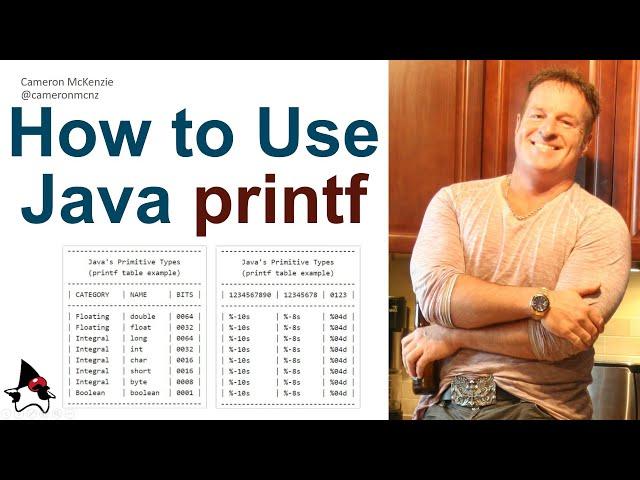 Format a table with Java printf statements