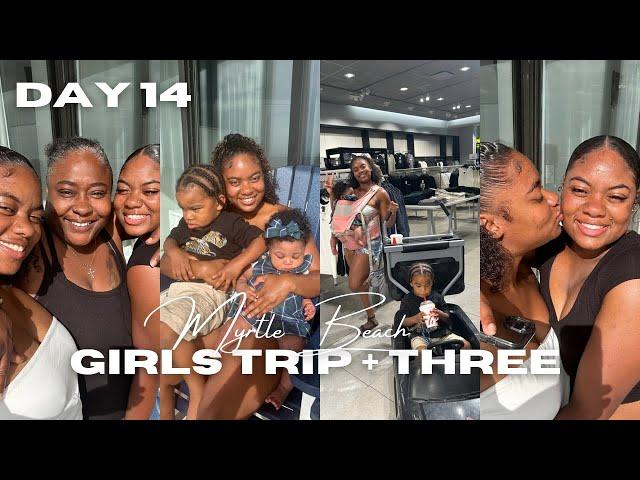 DAY 14 OF OUR VLOG CHALLENGE | LAST DAY OF OUR MYRTLE BEACH GIRLS TRIP + MALL RUN + TRAVELING & MORE