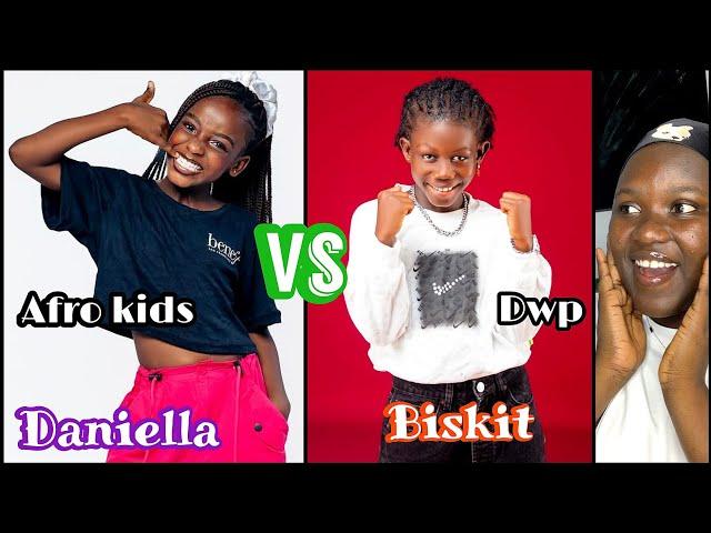 New trending tiktok dance battle  Biskit (DWP) Vs Cent Daniella (Afro star kids academy) 