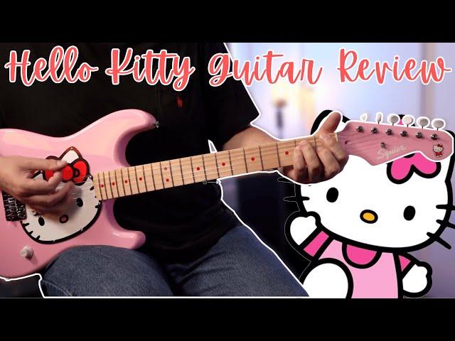 The 2024 Hello Kitty Fender Squier Guitar is the REAL DEAL!