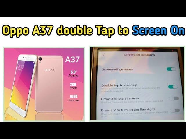 Oppo A37 double Tap to Screen On. double tap to wake-up. silent tips by Saif.