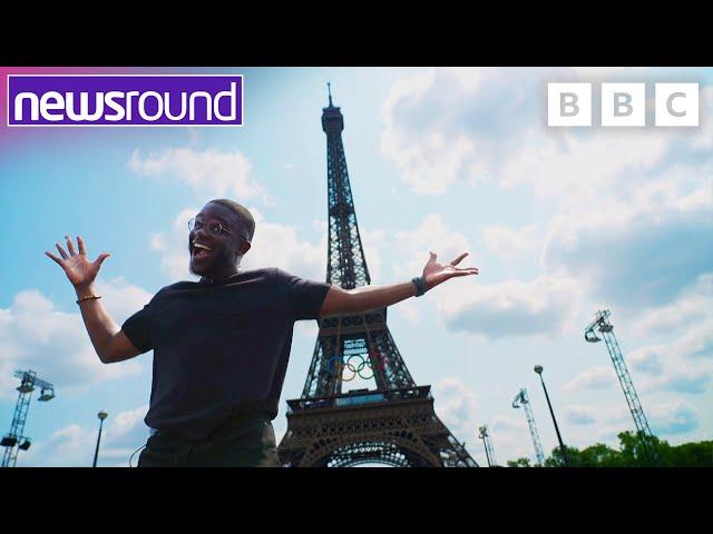 Newsround presenter De-Graft tours Paris ahead of the Olympics | Newsround