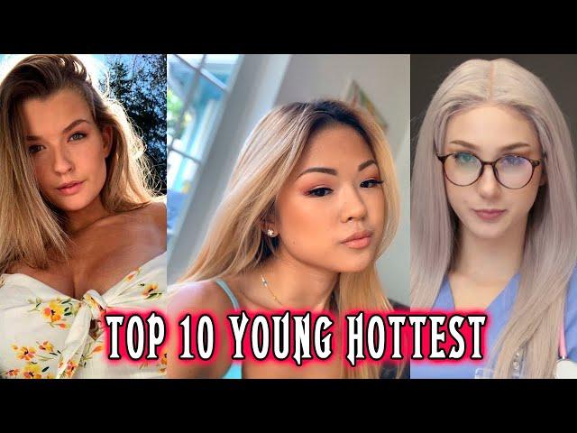 ️Top 10 most beautiful young prnstars️At least one girl you know for sure!
