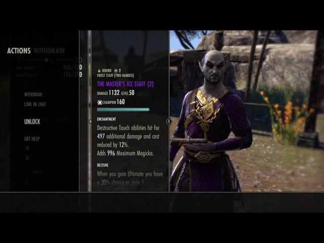 ESO Glitch: bank ui error when locking