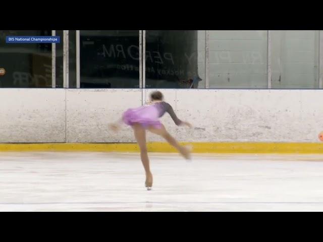 Alexa Severn Junior Free Program British Championships 22