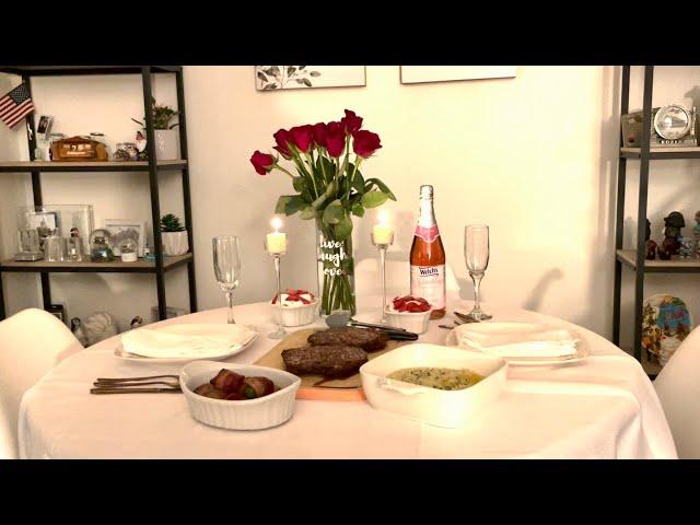 Valentine's Day Dinner at Home | Quick and Easy Romantic Dinner