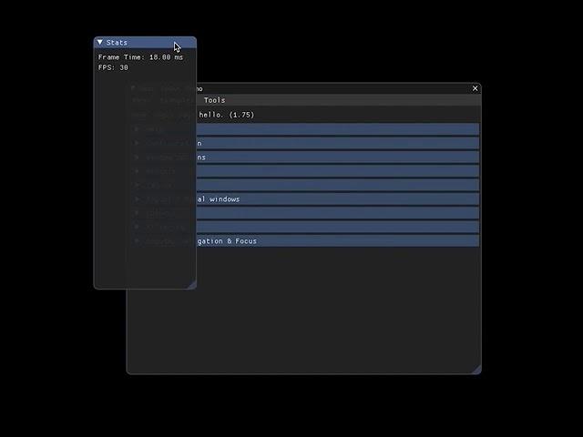 [Crimild] Hello ImGUI!