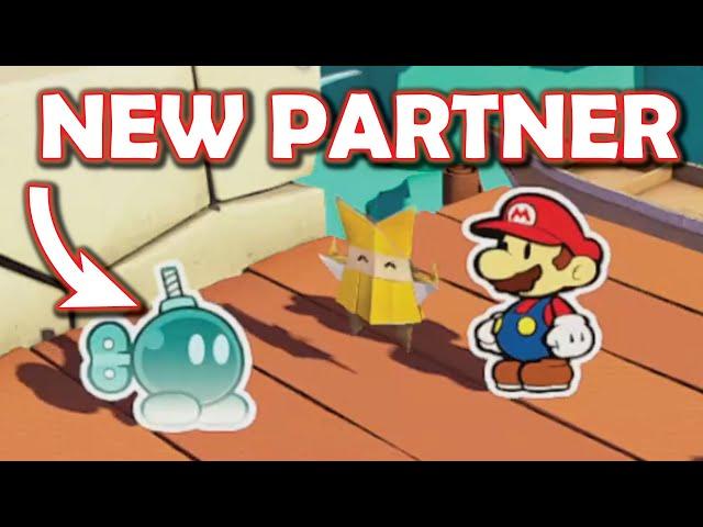 I added a New Partner/ Story to Paper Mario: The Origami King [more Bobby the Bob-omb]