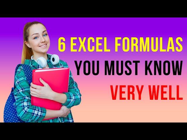 6 Excel Formulas Every Beginner Should Know