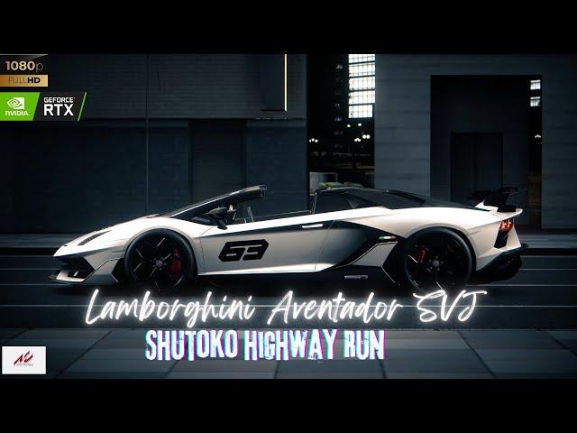 Lamborghini Aventador SVJ Roadster     HIghway Traffic Run  /  Phonk  /  Assetto Corsa  /Kallumathan