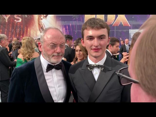 Liam Cunningham and Isaac Hempstead Wright ('Game of Thrones') interview on 2019 Emmys red carpet