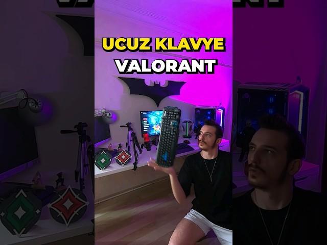 UCUZ KLAVYE İLE VALORANT OYNANIR MI?  | #shorts #valorant