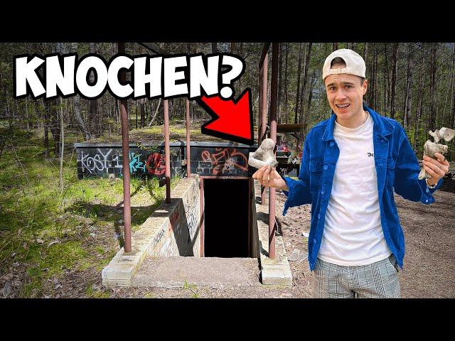 Ich finde MENSCHLICHE KNOCHEN in DDR  BUNKER?!  LOST PLACE 🫢