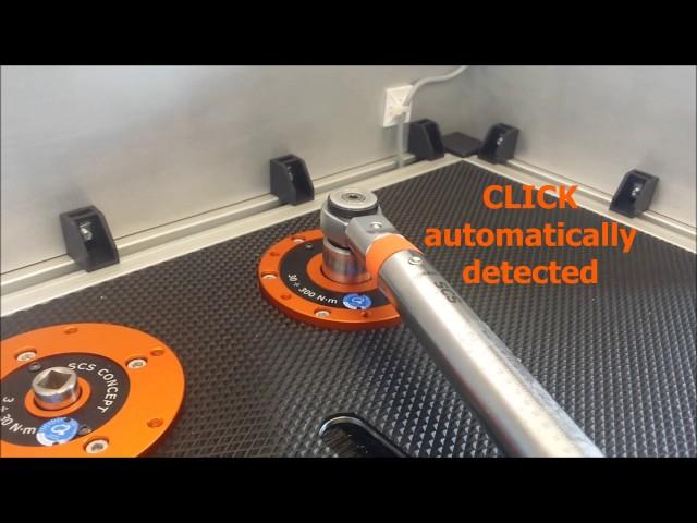 Automatic Wrench Tester (AWT) - Click wrench test example