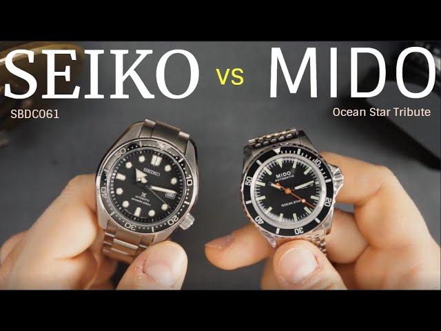 Seiko SBDC061 Vs Mido Ocean Star Tribute Which is the Better Affordable Diver - Powermatic 80 v 6R15