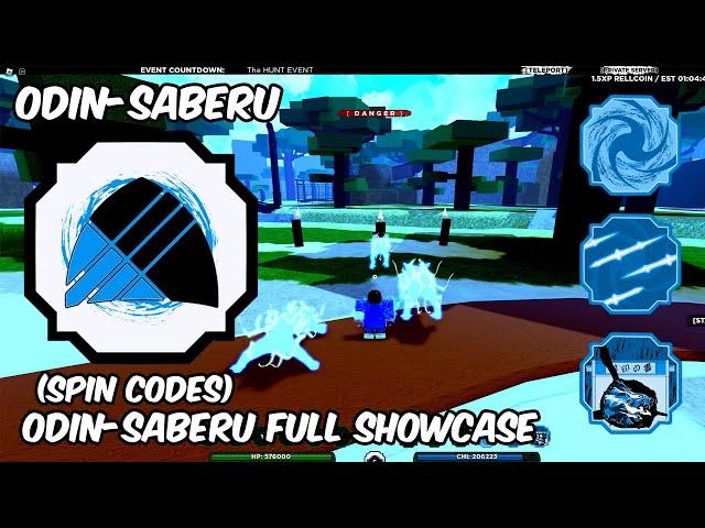 Odin-Saberu FULL Bloodline Showcase II Shinobi Life 2 (Spin Codes)