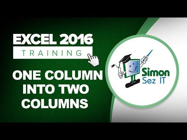How to Split Data into Multiple Columns in Excel 2016