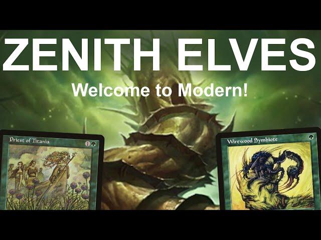 ELF BALL TO THE ELF WALL! Modern Green Sun's Zenith Elves Combo. MTG