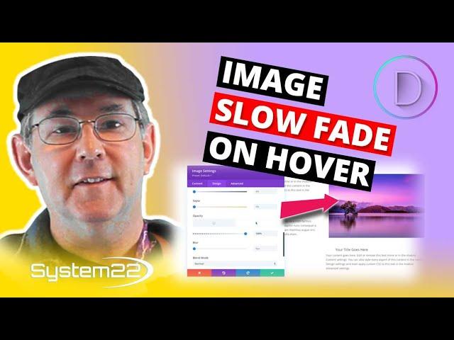 Divi Theme Image Slow Fade On Hover 