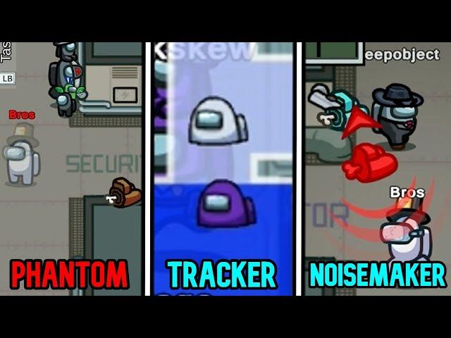 Among Us - All New Roles Showcase (Phantom, Tracker, Noisemaker) | 2024