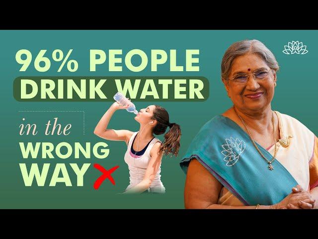 96% People Drink Water in The Wrong Way