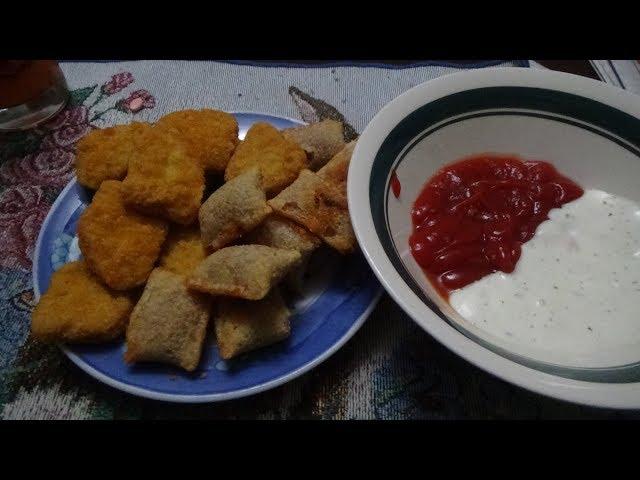 ASMR Chicken Nuggets/ Pizza Rolls   /Eating Sounds/No Talking