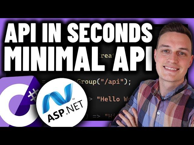 ASP.NET Minimal API - Create an API in seconds not hours